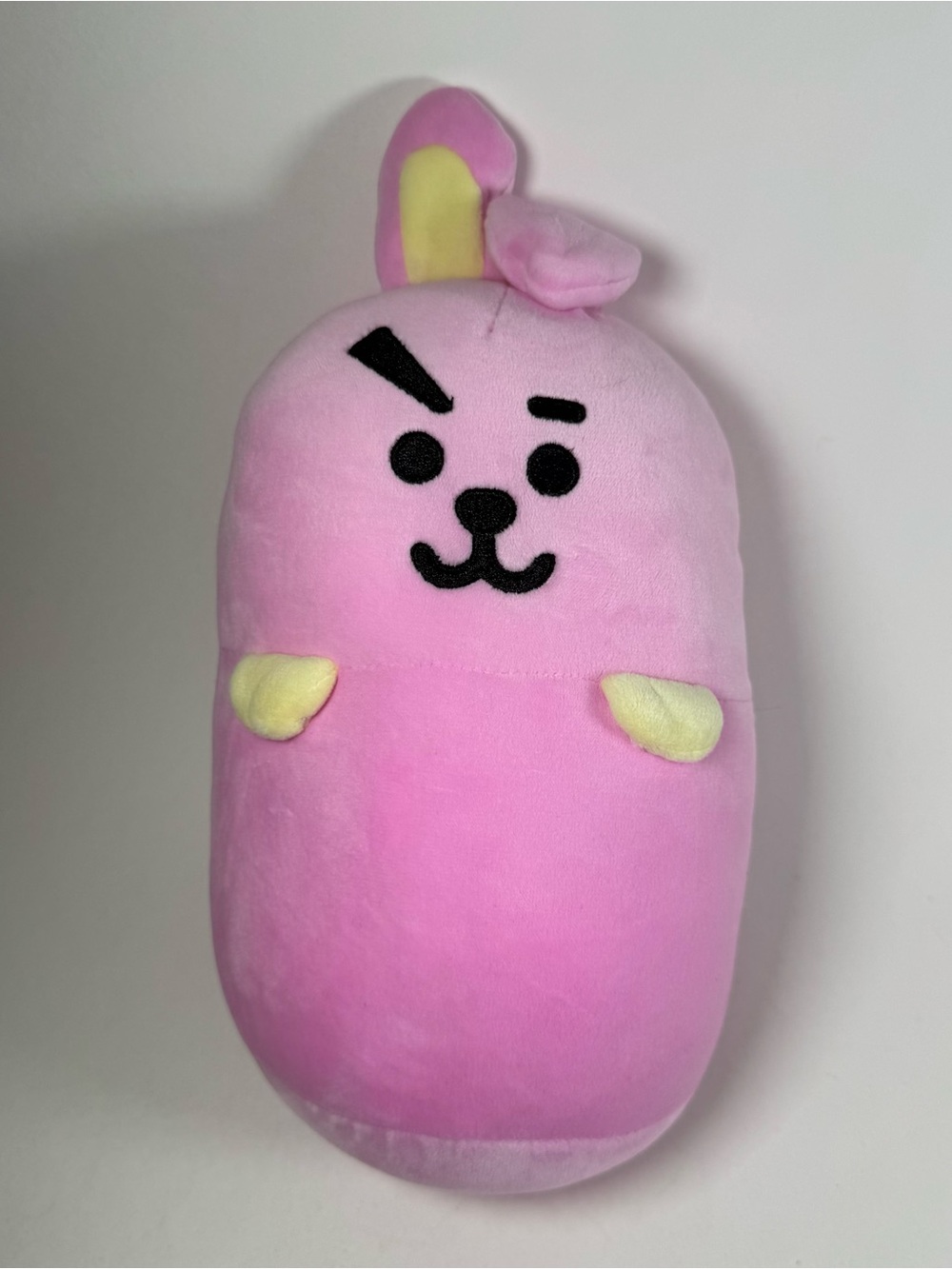 BT21 Plush Cooky Pink Bunny 9" Line Friends Pillow Oval Wrist Cushion Stuffed